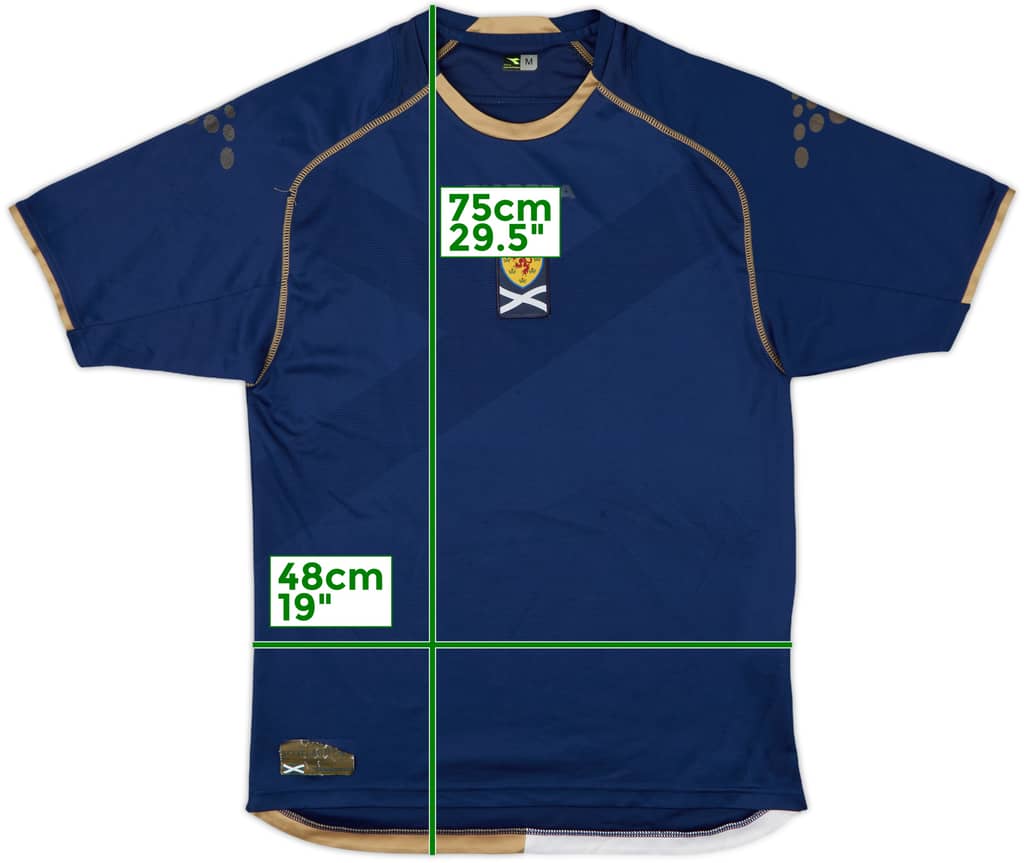 2007-08 Scotland Home Shirt - 4/10 - (M)