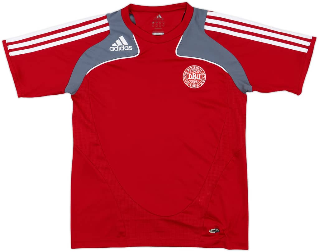 2008-09 Denmark adidas Training Shirt - 8/10 - (L.Boys)