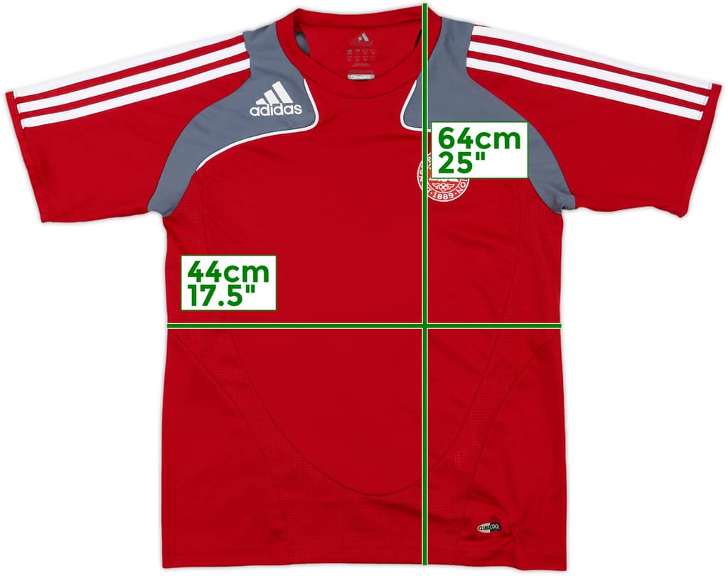 2008-09 Denmark adidas Training Shirt - 8/10 - (L.Boys)