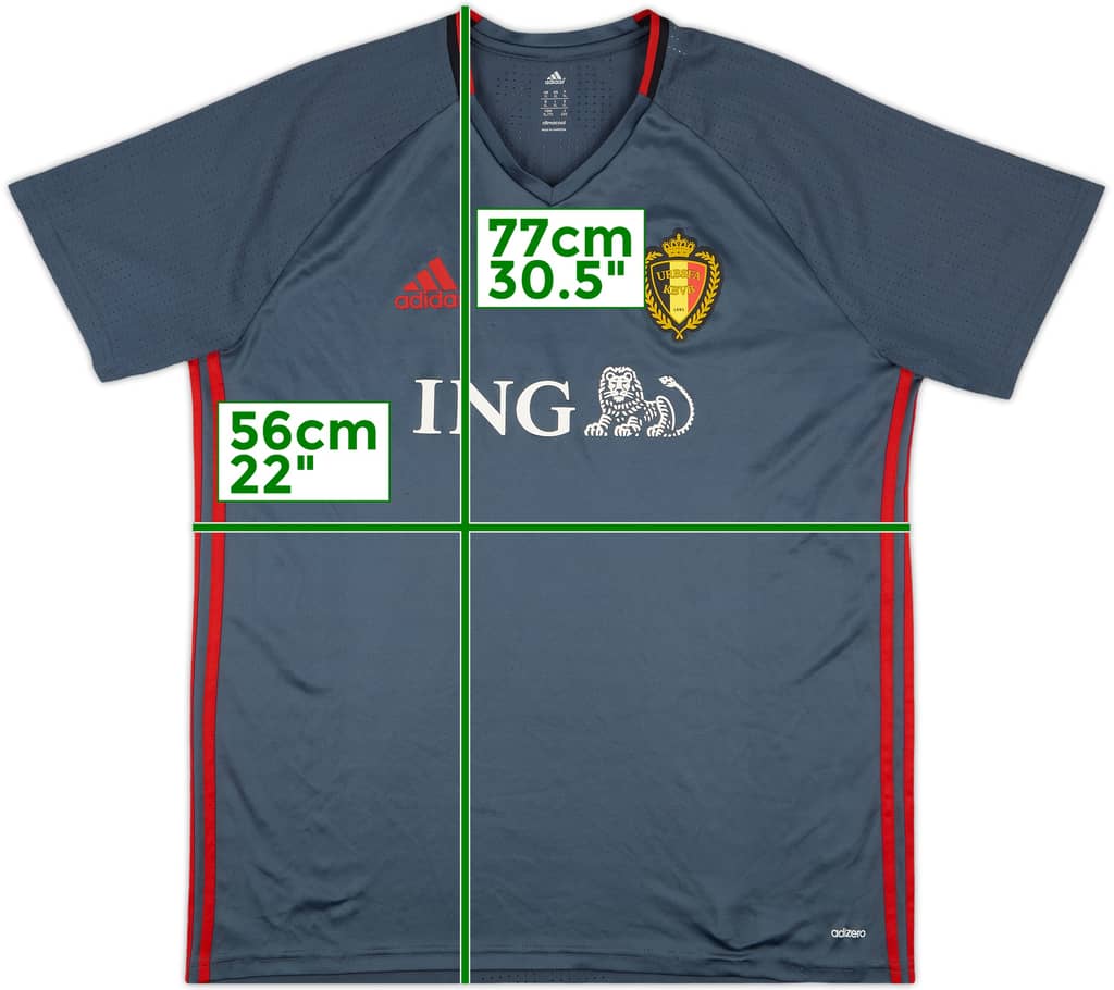 2015-16 Belgium adizero Training Shirt - 6/10 - (XL)