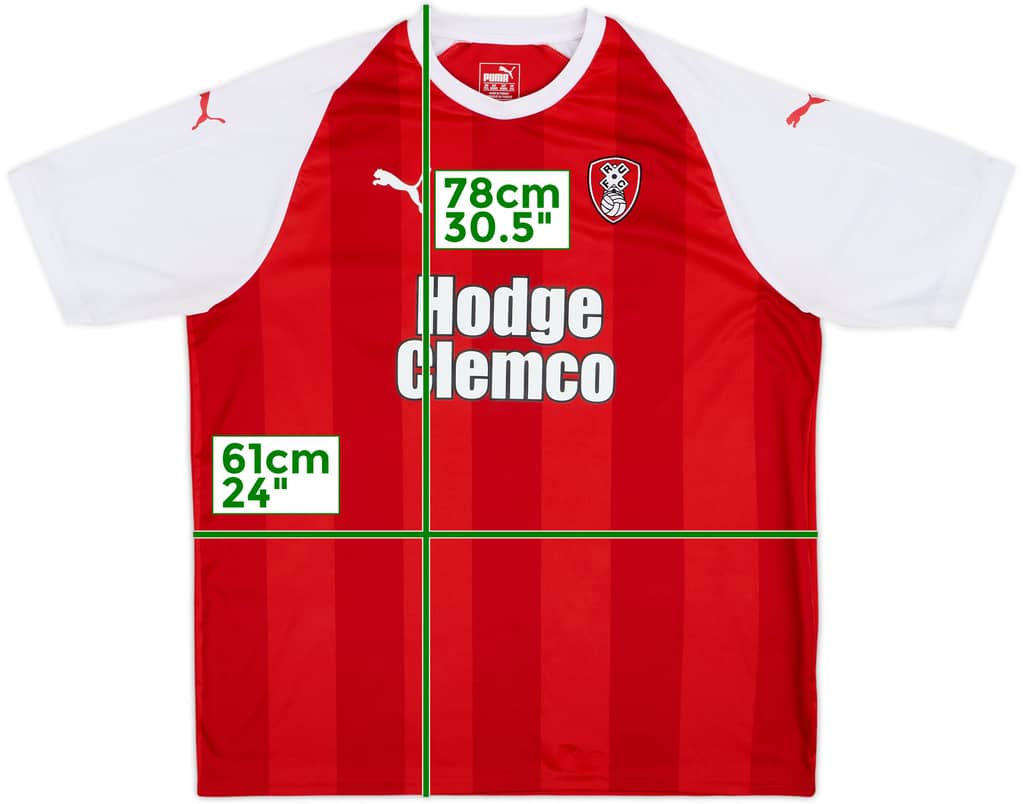 2018-19 Rotherham Home Shirt - 7/10 - (XXL)