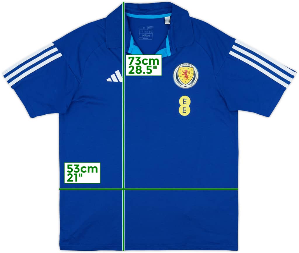 2022-23 Scotland adidas Polo Shirt - 8/10 - (M)