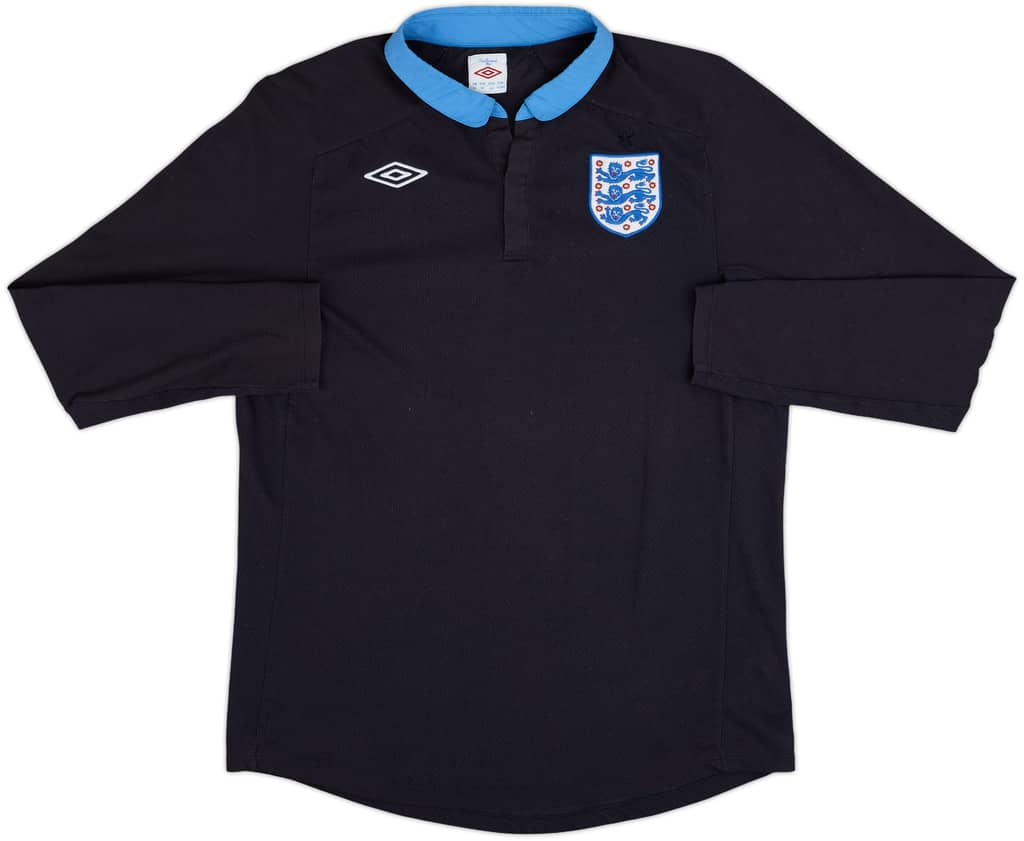 2011-12 England Away L/S Shirt - 8/10 - (XL)