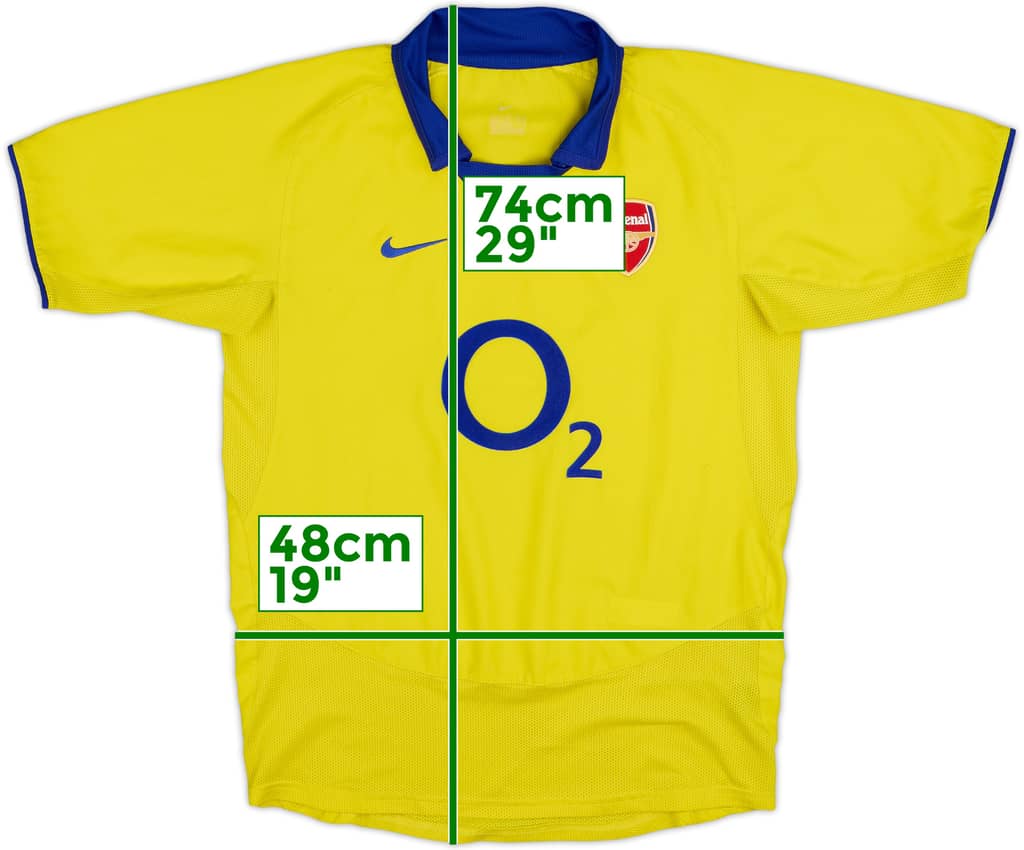 2003-05 Arsenal Away Shirt - 8/10 - (L.Boys)