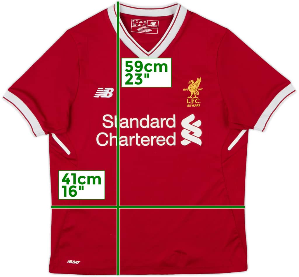 2017-18 Liverpool 125 Years Home Shirt - 8/10 - (M.Boys)