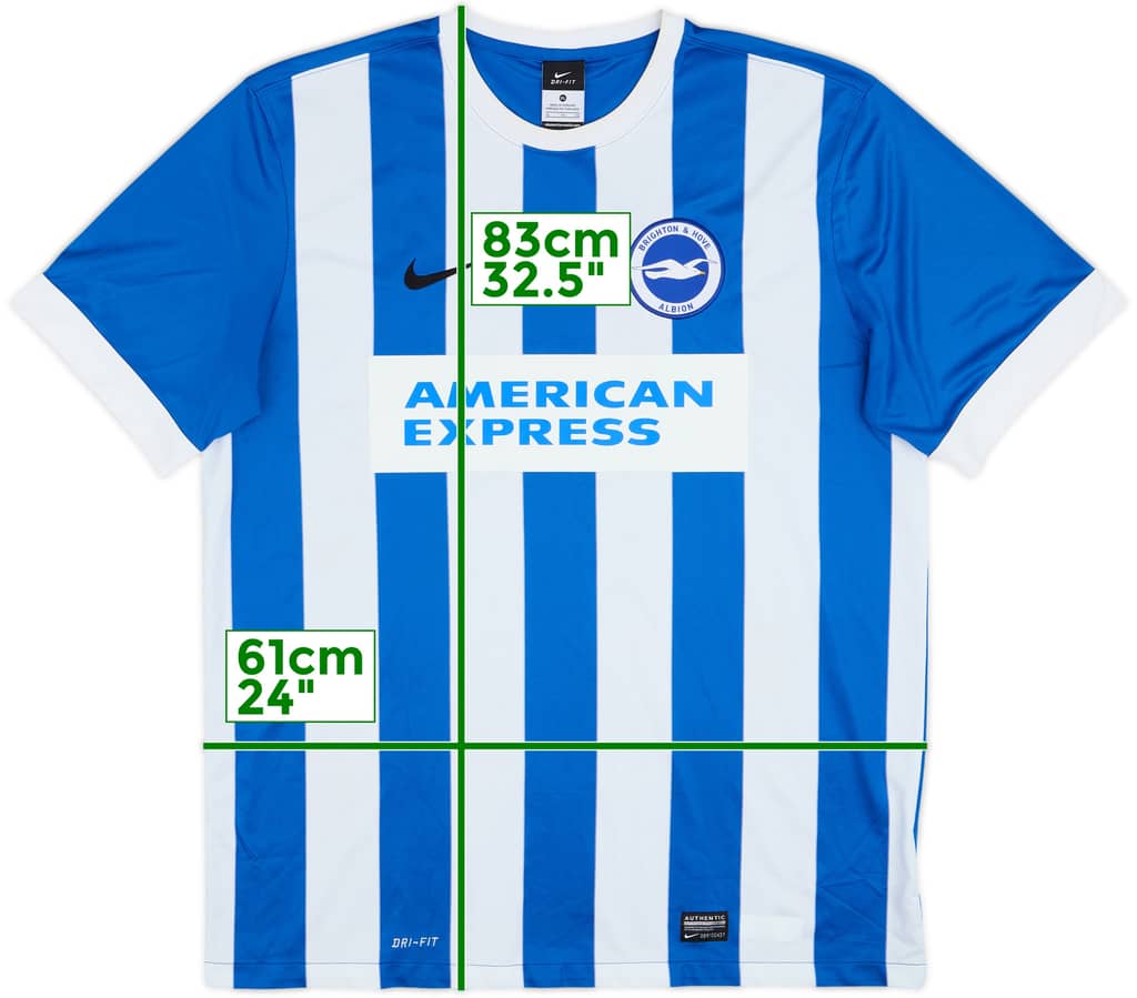 2014-16 Brighton Home Shirt - 8/10 - (XL)