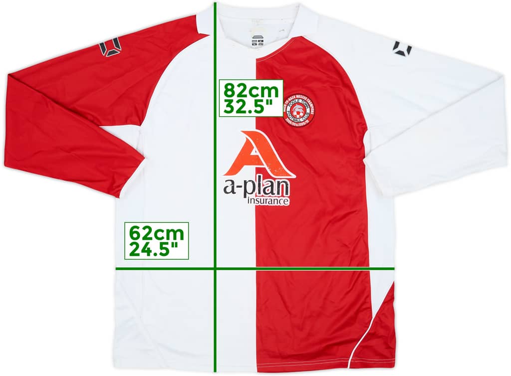 2008-10 Poole Town Home L/S Shirt - 6/10 - (XXL)