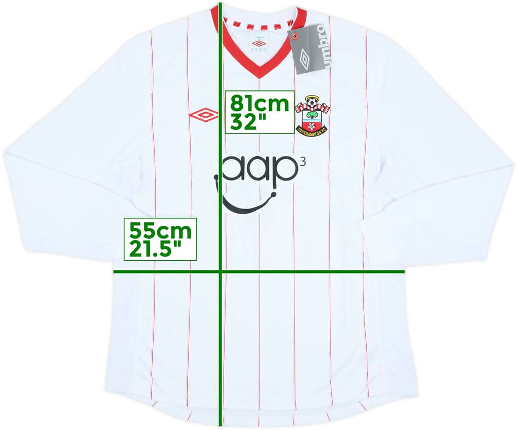 2012-13 Southampton Away L/S Shirt (XL)