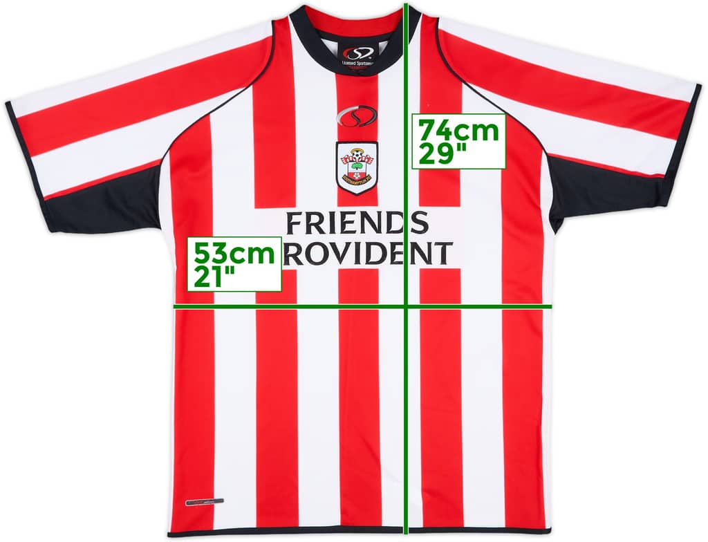 2005-06 Southampton Home Shirt - 8/10 - (M)