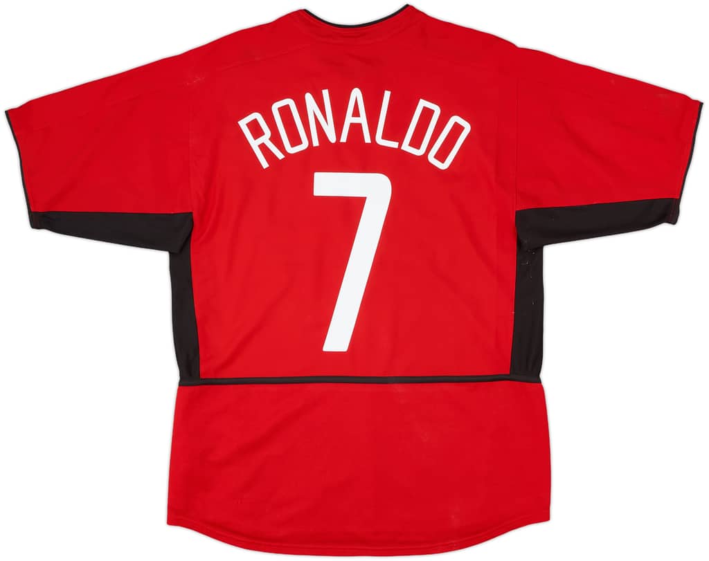 2002-04 Manchester United Home Shirt Ronaldo #7 - 7/10 - (M)