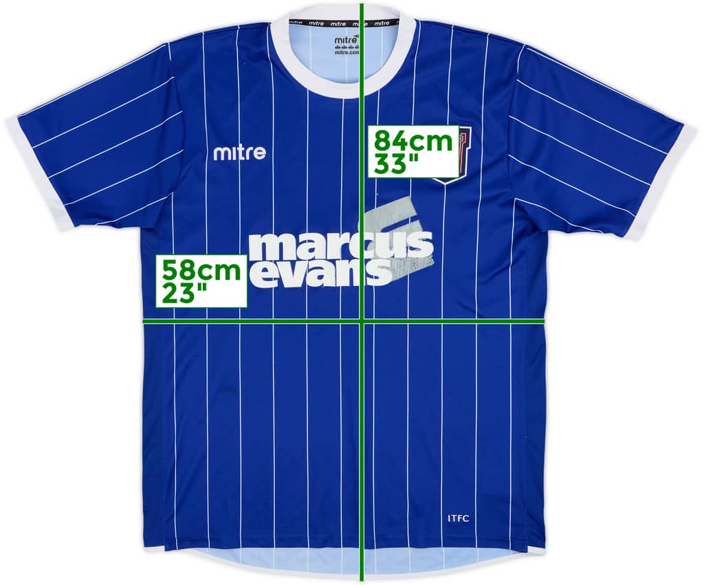 2008-09 Ipswich Home Shirt - 6/10 - (XL)