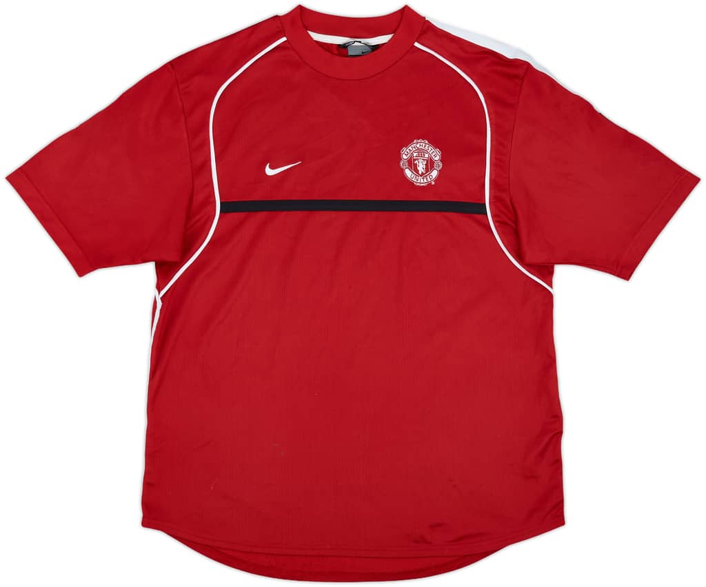 2002-03 Manchester United Nike Training Shirt - 8/10 - (L)