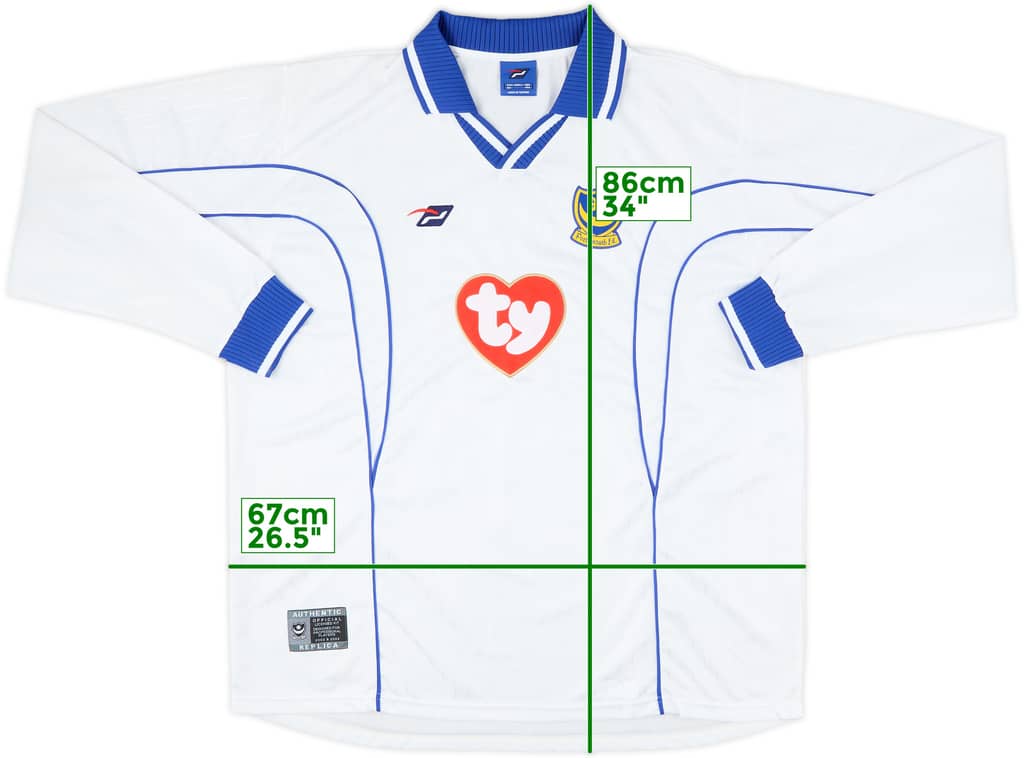 2002-04 Portsmouth Third L/S Shirt - 10/10 - (XXL)