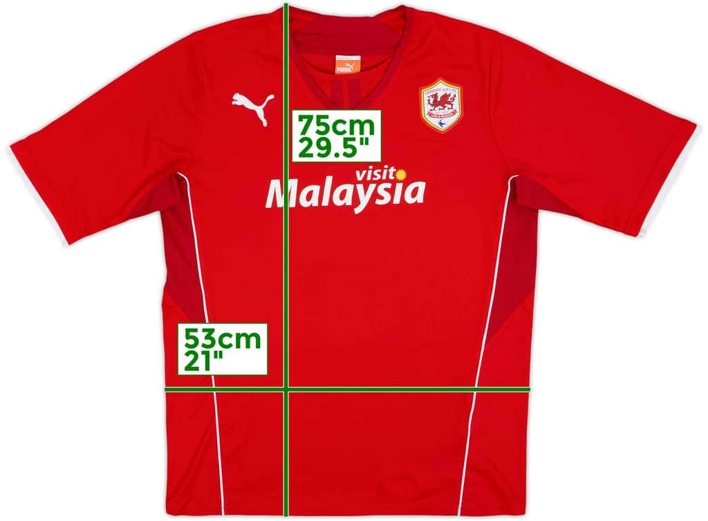 2013-14 Cardiff Home Shirt - 10/10 - (L)