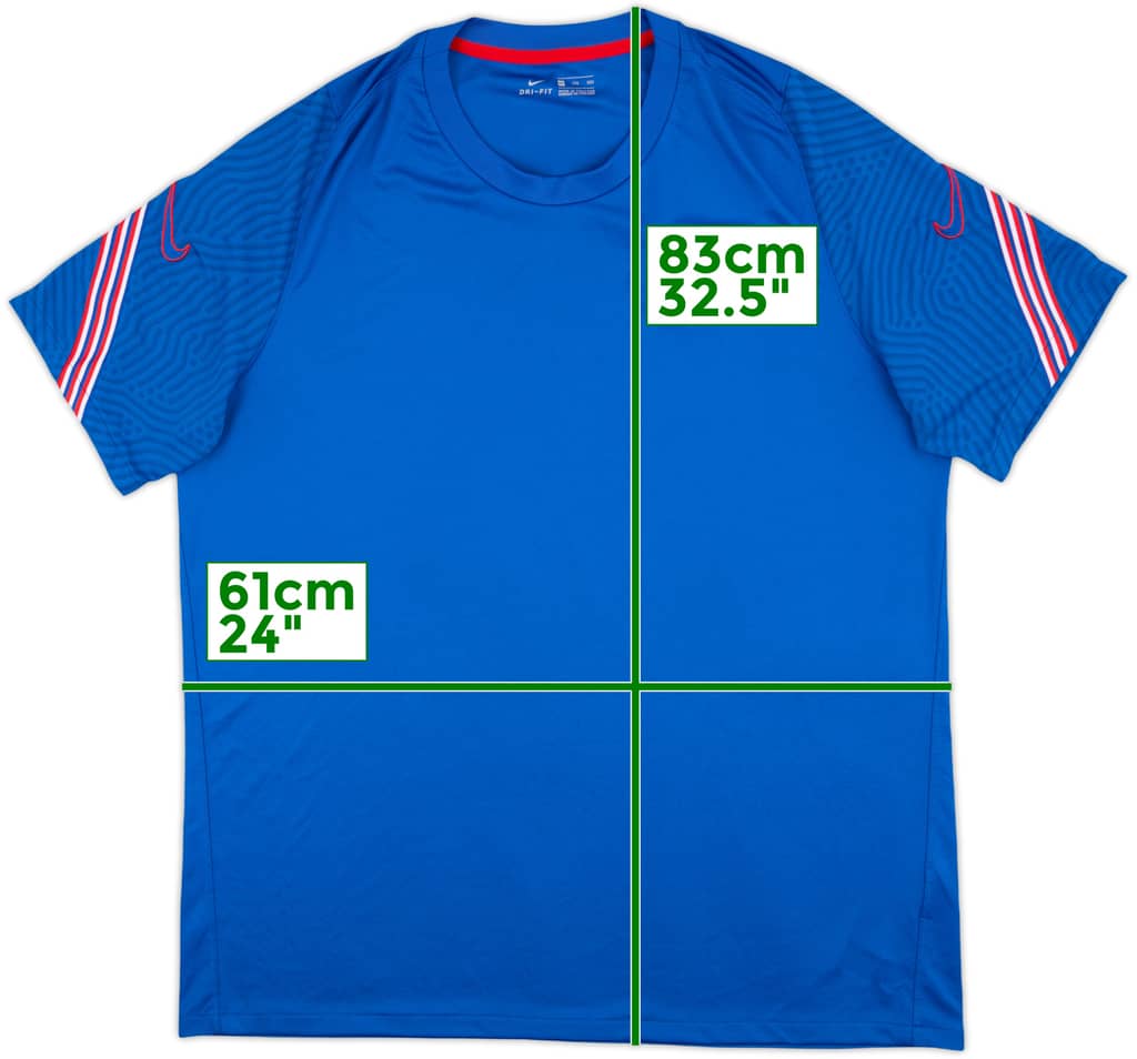 2020-21 England Nike Training Shirt - 10/10 - (XXL)