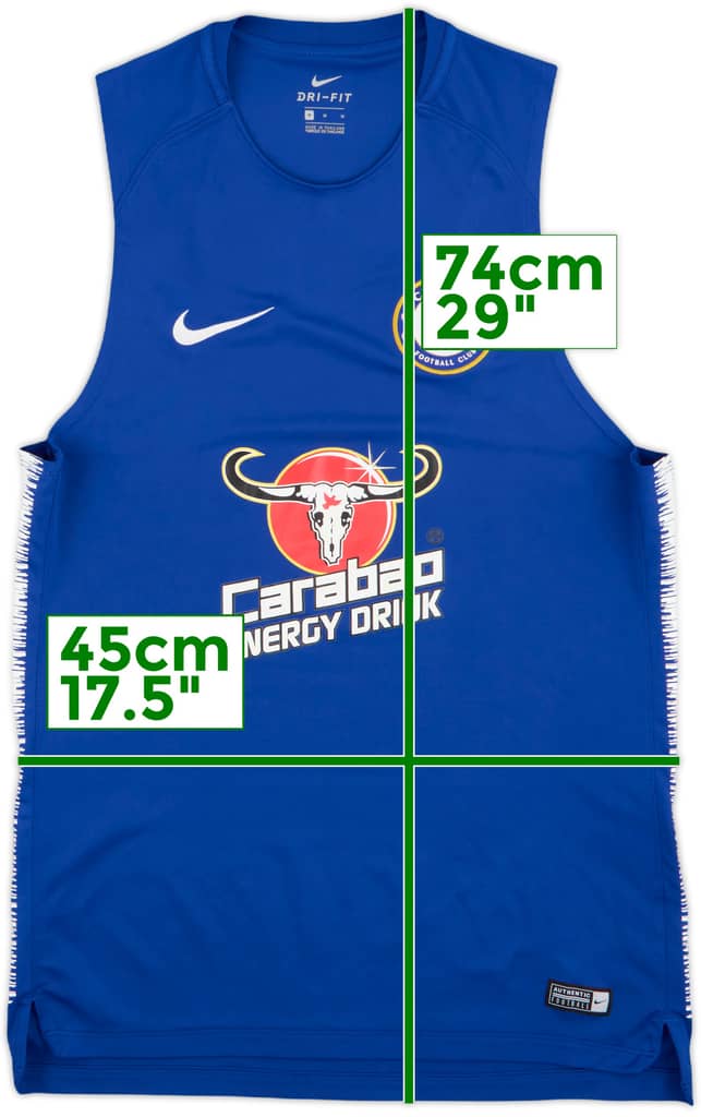 2018-19 Chelsea adidas Training Vest - 8/10 - (M)