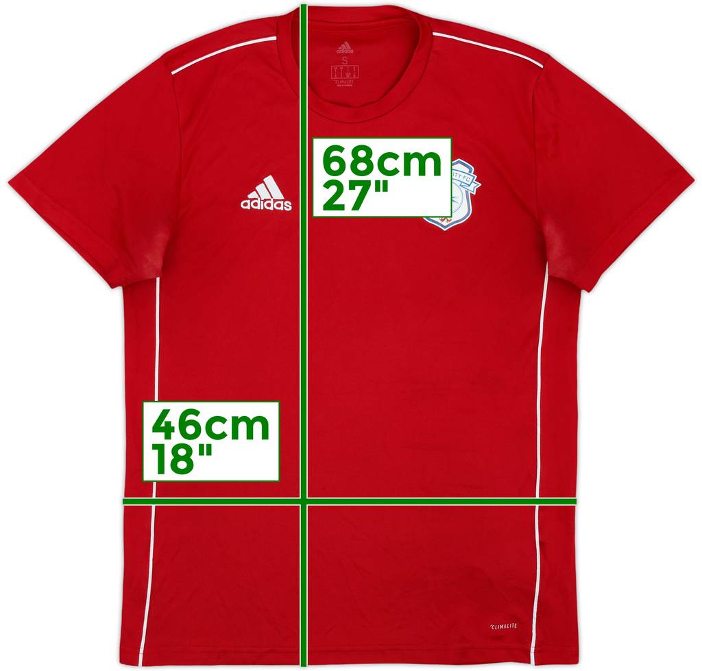 2019-20 Cardiff City adidas Training Shirt - 9/10 - (S)