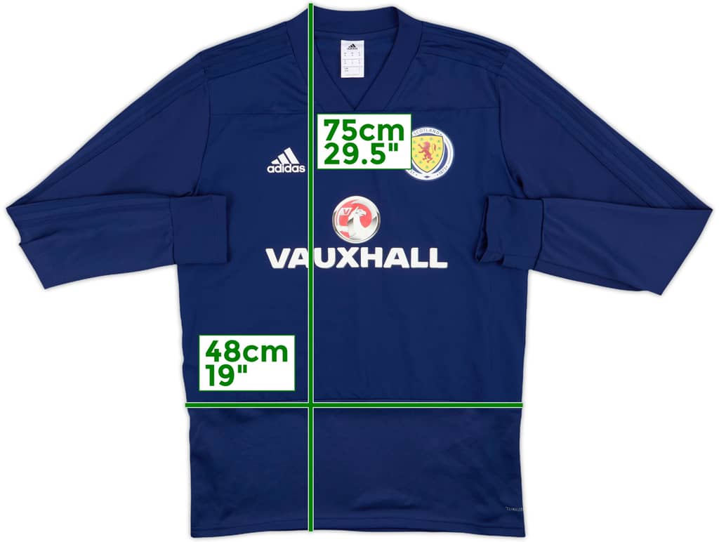 2018-19 Scotland adidas Drill Top - 9/10 - (M)