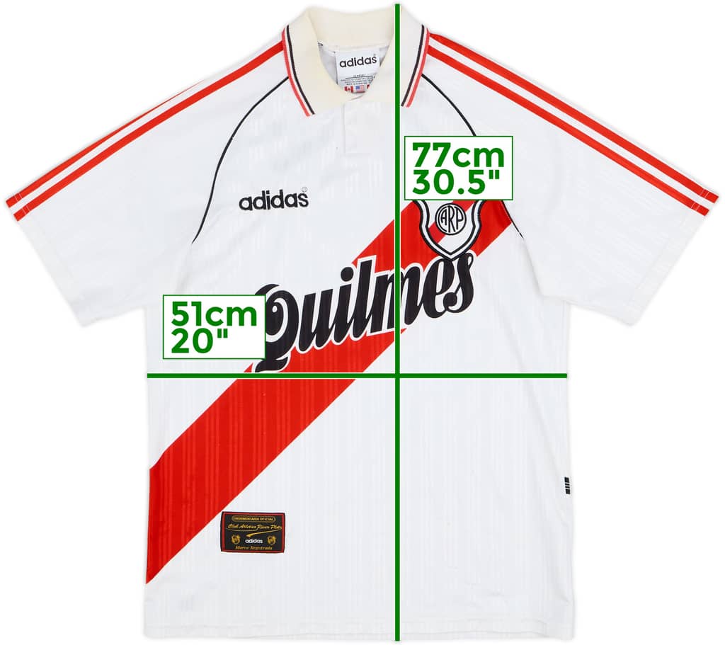 1995-96 River Plate Home Shirt - 7/10 - (S)
