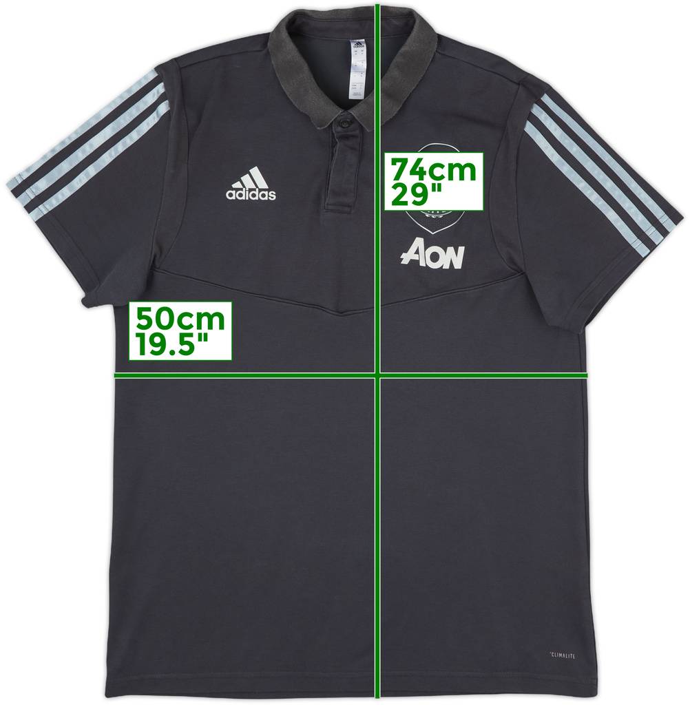 2019-20 Manchester United adidas Polo Shirt - 9/10 - (M)