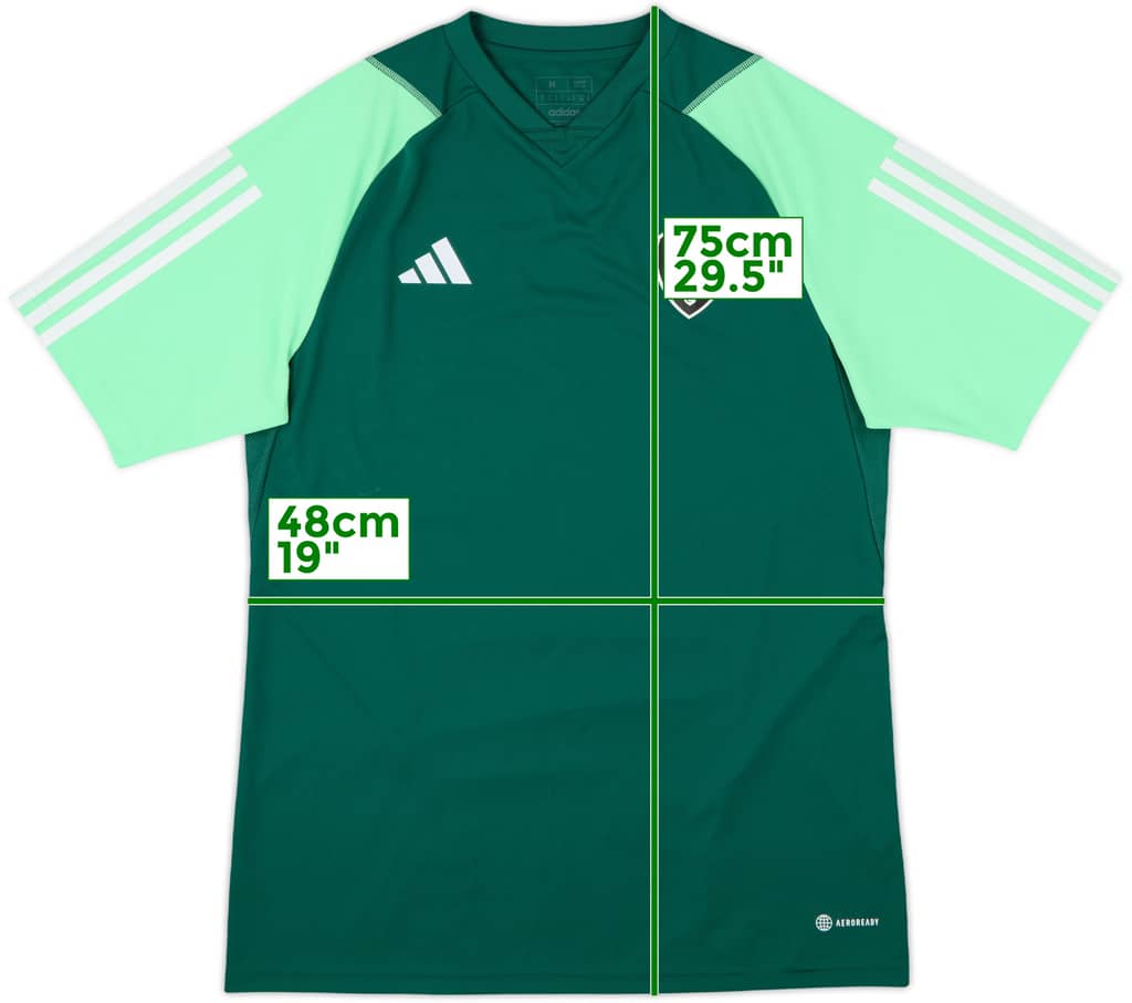 2022-23 Leeds United adidas Training Shirt - 9/10 - (M)