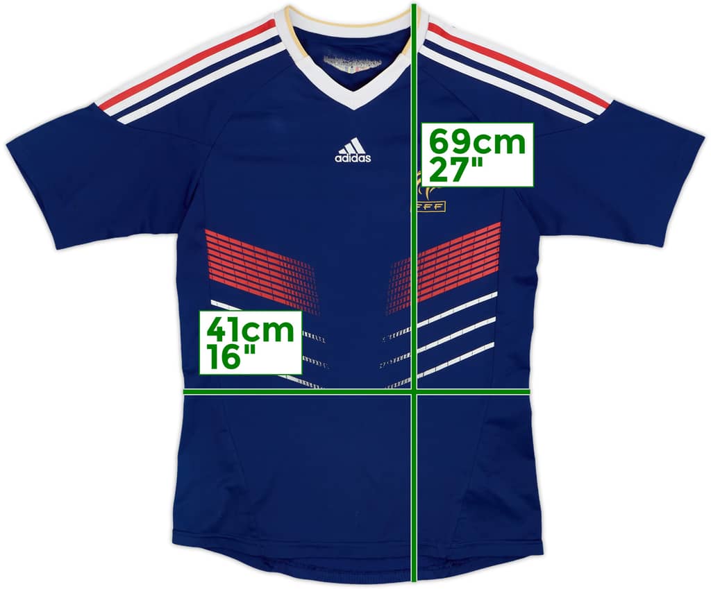2009-10 France Home Shirt - 8/10 - (Women's S)