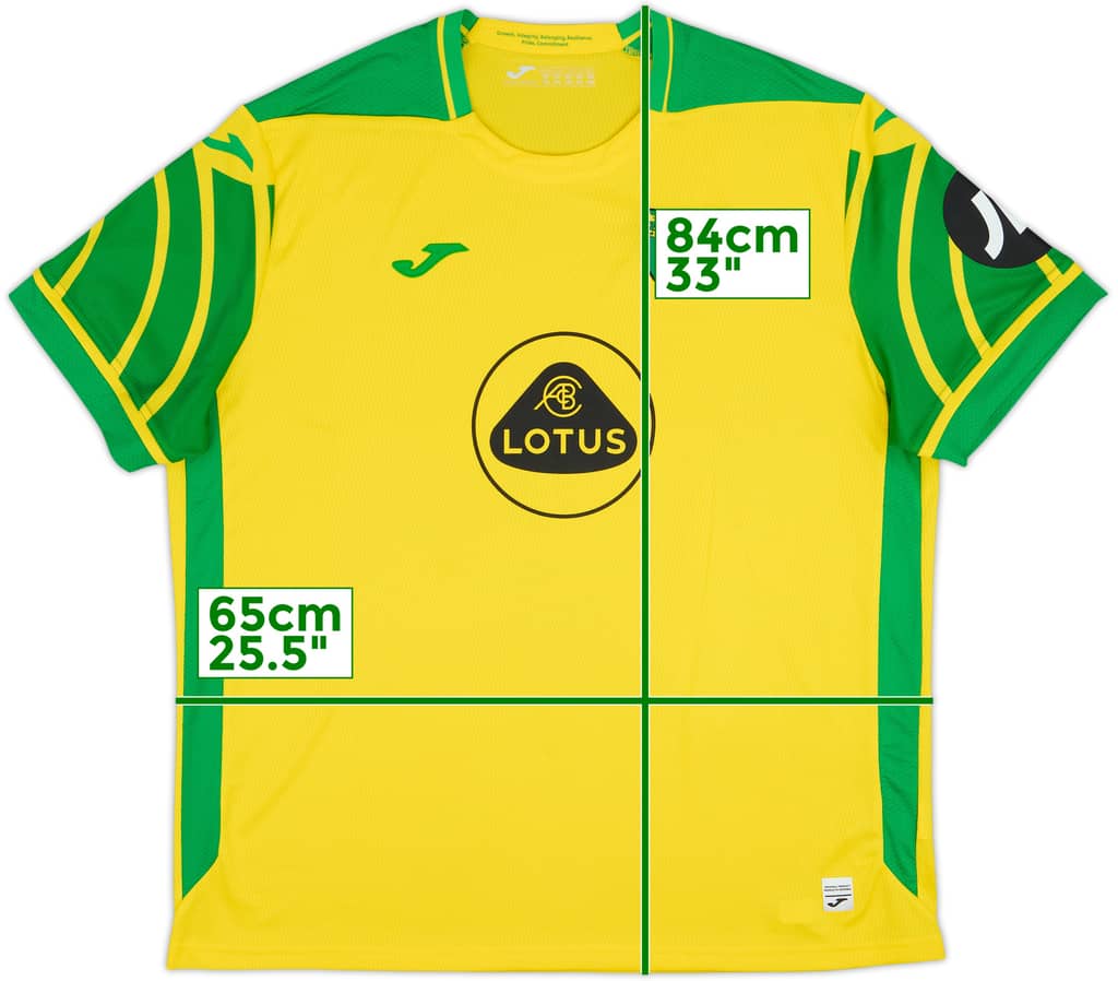 2021-22 Norwich Home Shirt - 10/10 - (3XL)