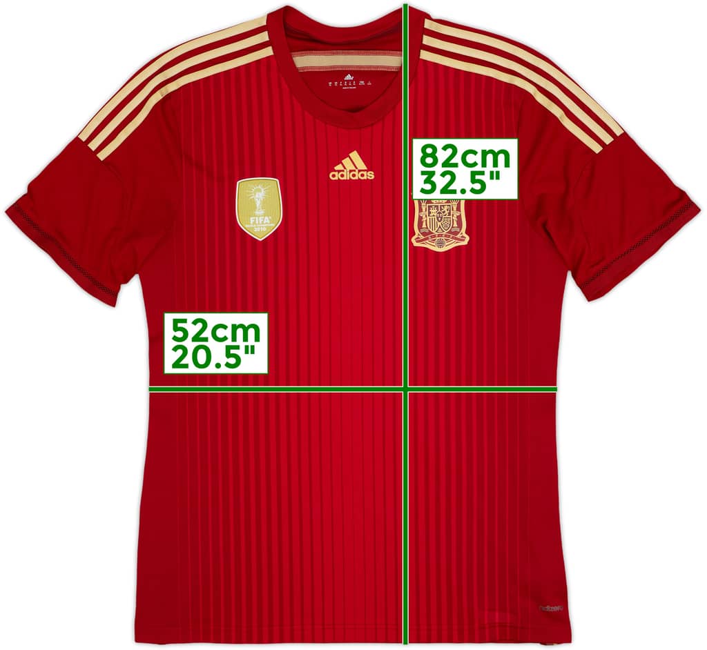 2013-15 Spain Authentic Home Shirt - 10/10 - (XL)
