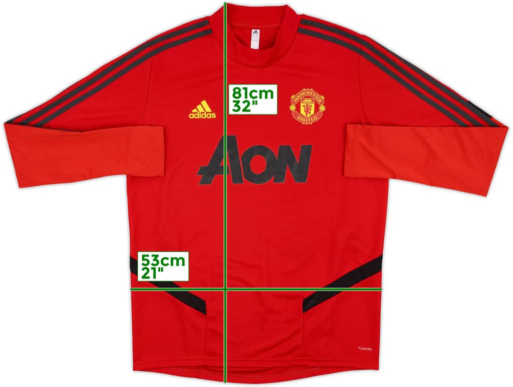 2019-20 Manchester United adidas Training Top - 8/10 - (L)