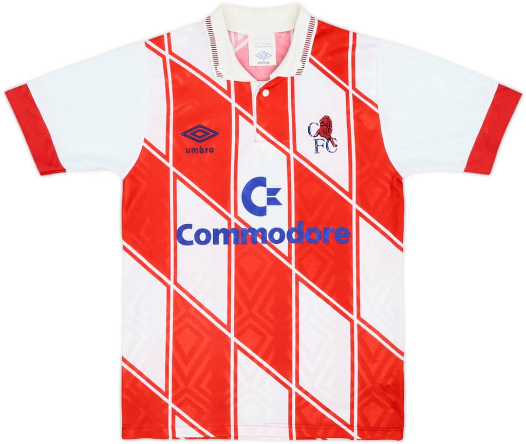 1990-92 Chelsea Away Shirt - 8/10 - (M.Boys)