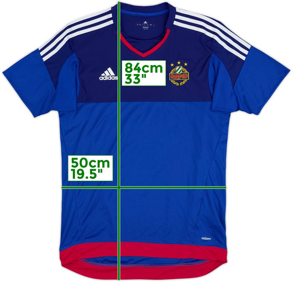 2015-16 Rapid Vienna Player Issue S/S GK Shirt - 10/10 - (M)