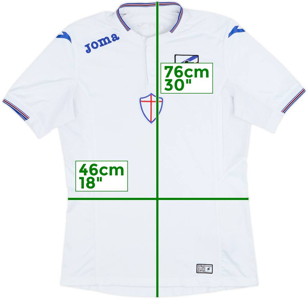 2015-16 Sampdoria Away Shirt - 8/10 - (S)