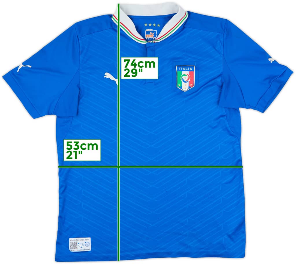 2012-13 Italy Home Shirt - 4/10 - (L)
