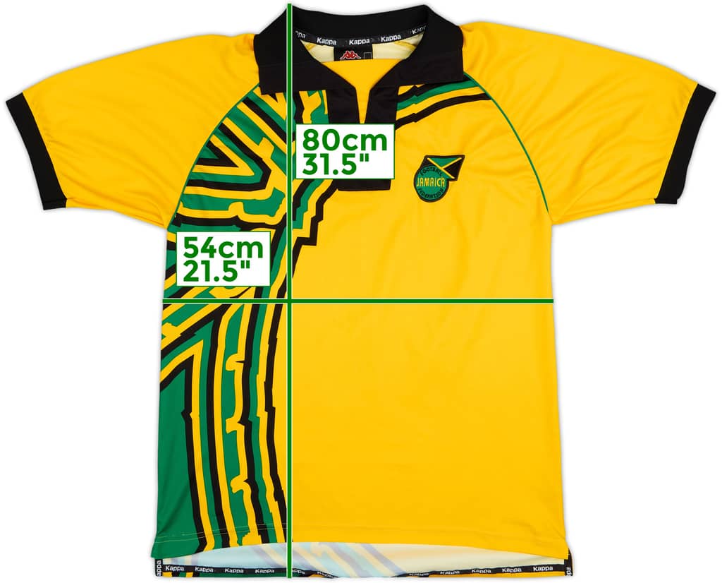 1998-00 Jamaica Home Shirt - 8/10 - (L)