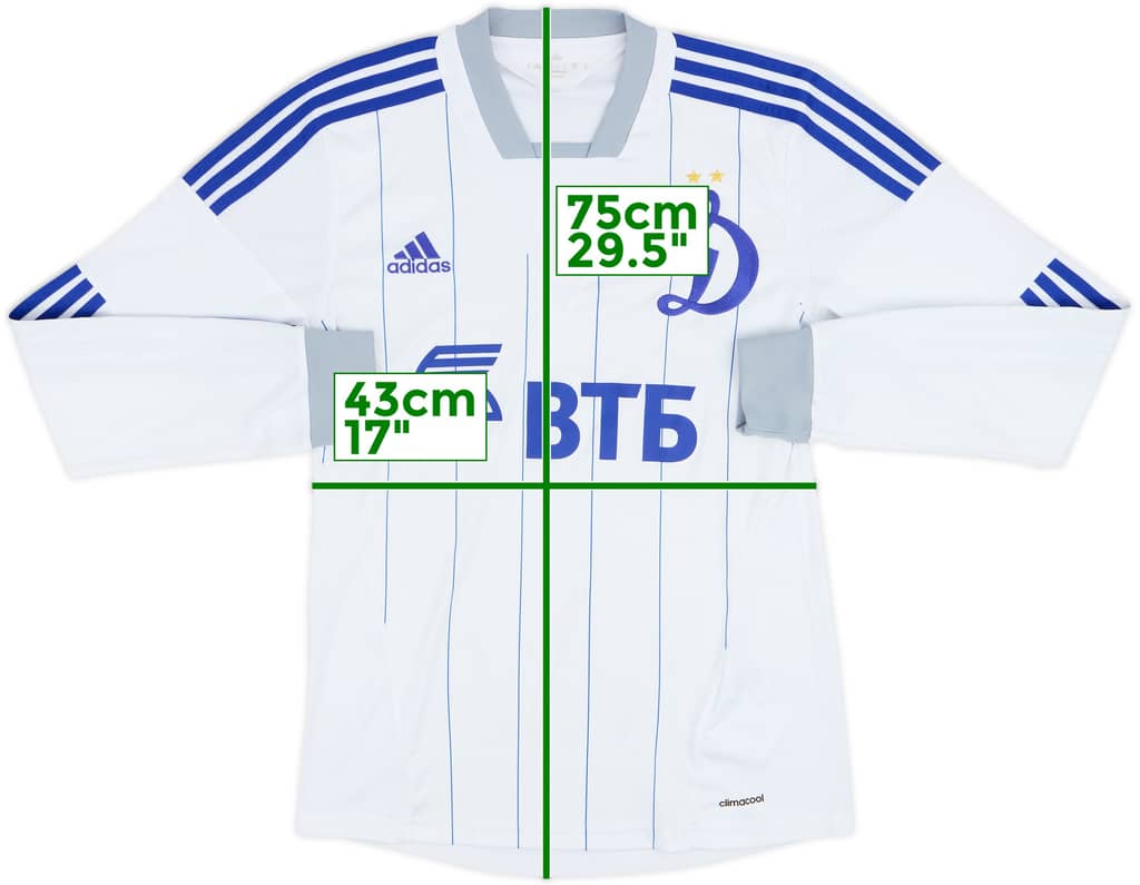 2013-14 Dynamo Moscow Away L/S Shirt - 8/10 - (S)