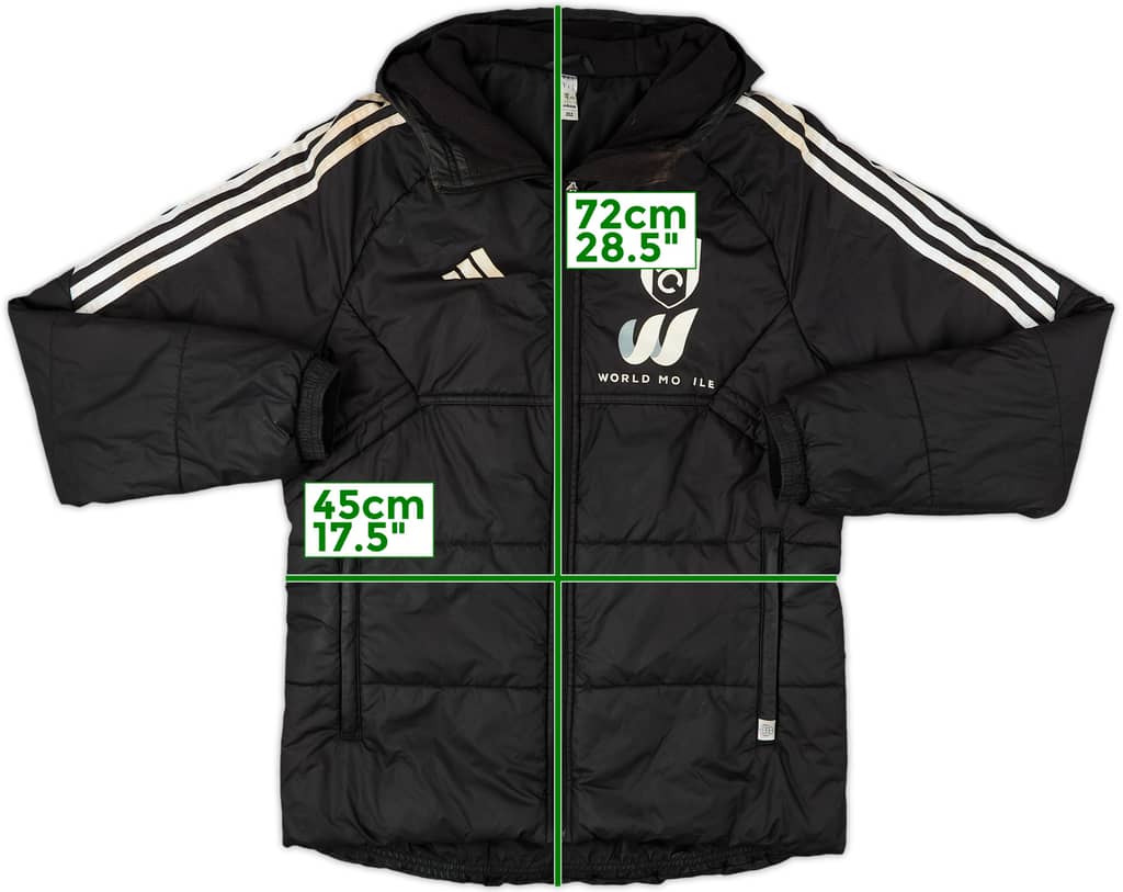 2022-23 Fulham adidas Padded Bench Coat - 4/10 - (S)