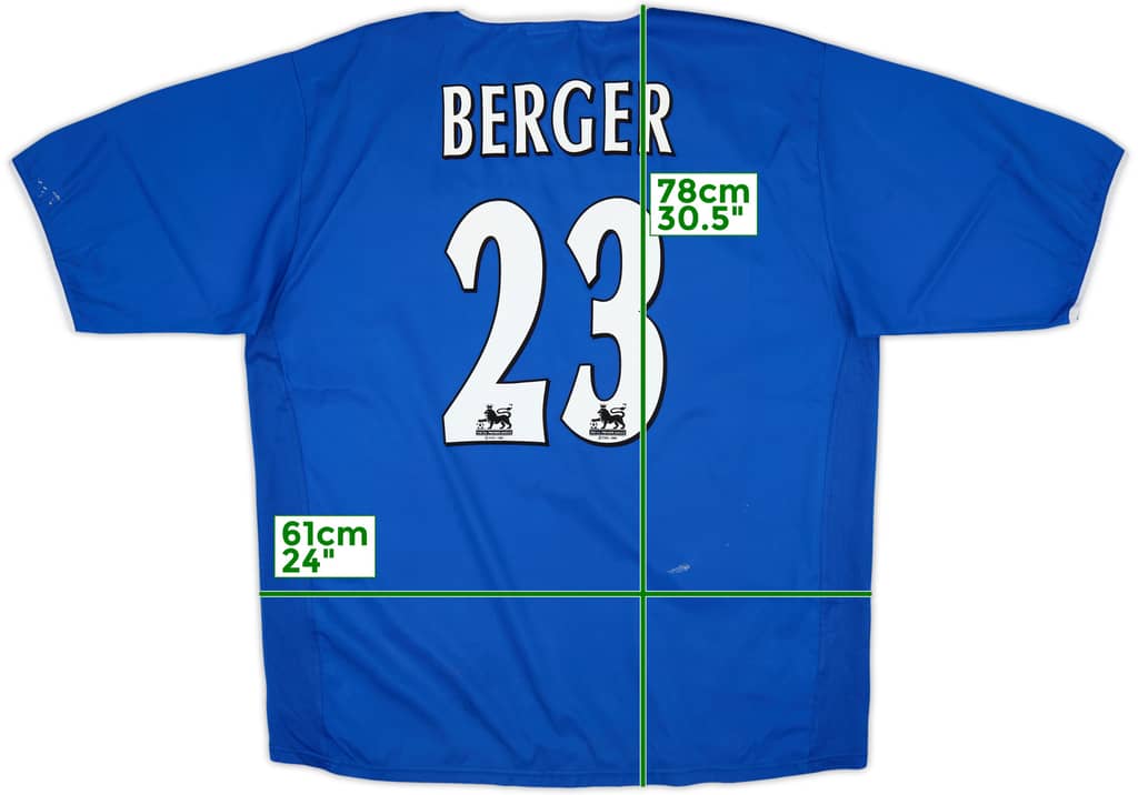 2003-05 Portsmouth Home Shirt Berger #23 - 8/10 - (XL)