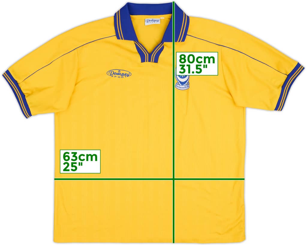1999-00 Portsmouth Away Shirt - 7/10 - (XL)
