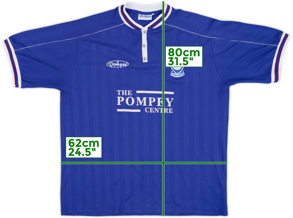 1999-00 Portsmouth Home Shirt - 8/10 - (XL)