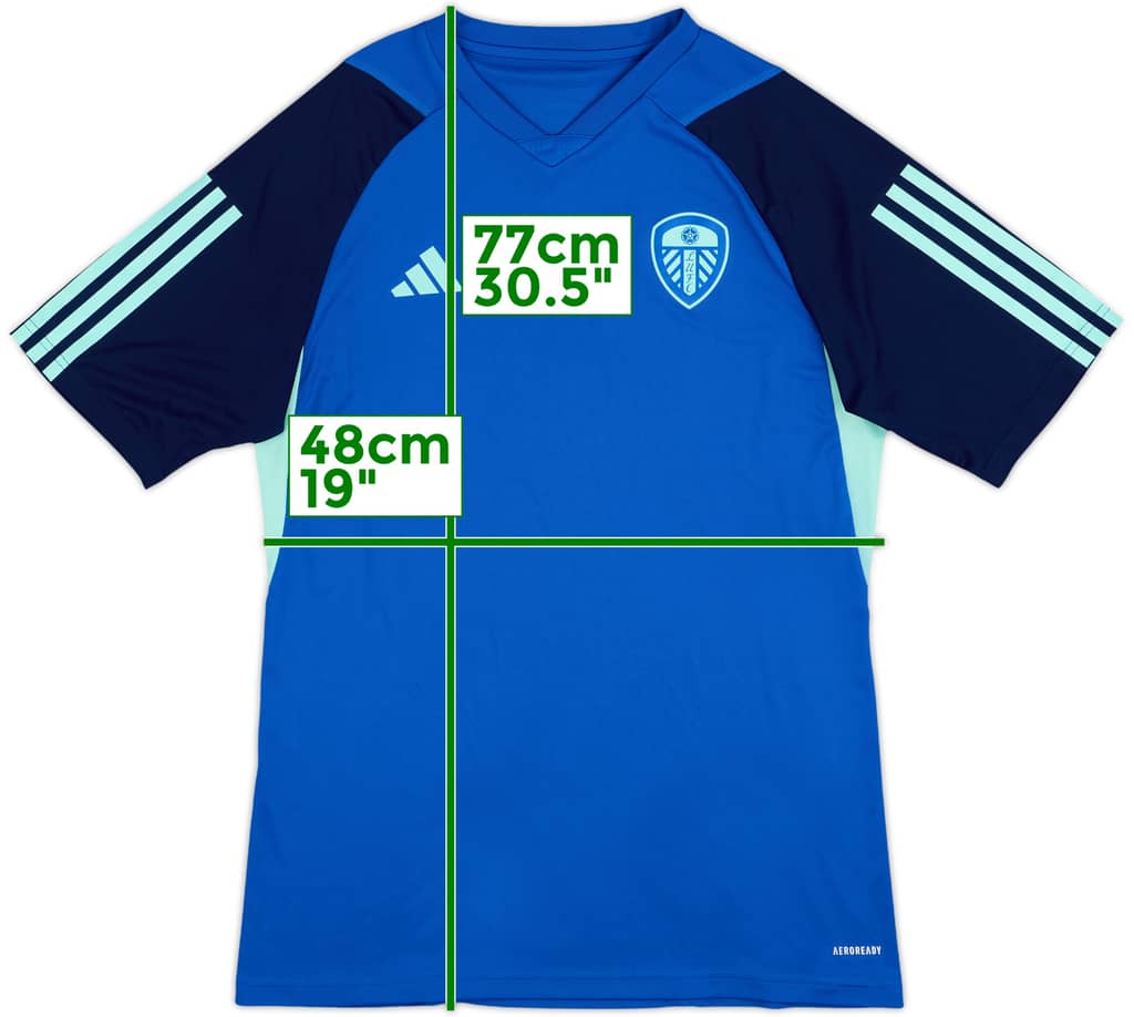 2023-24 Leeds adidas Training Shirt - 9/10 - (M)