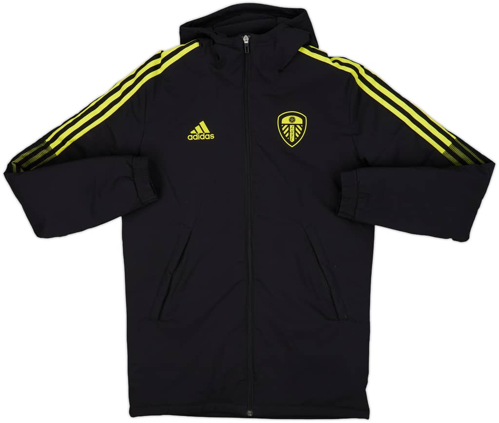 2021-22 Leeds United adidas Padded Bench Coat - 8/10 - (S)