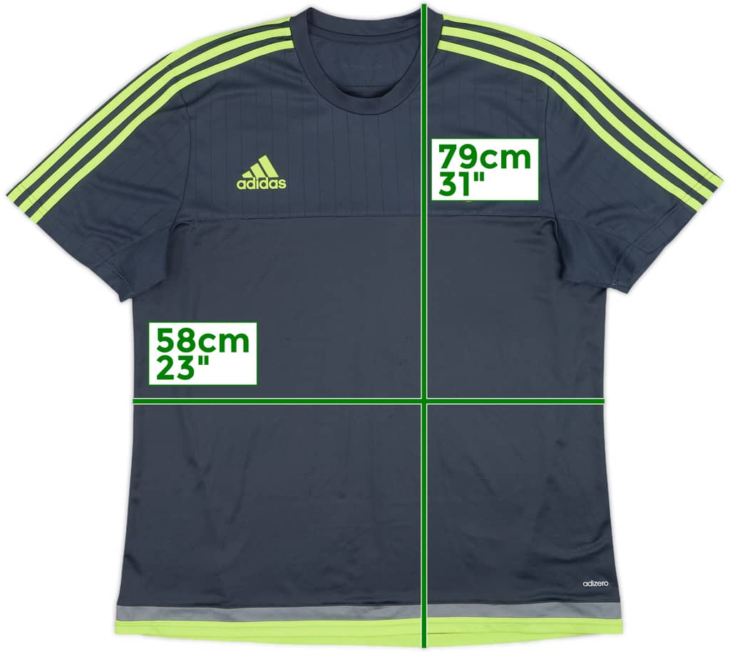 2015-16 Real Madrid adidas Training Shirt - 8/10 - (XL)