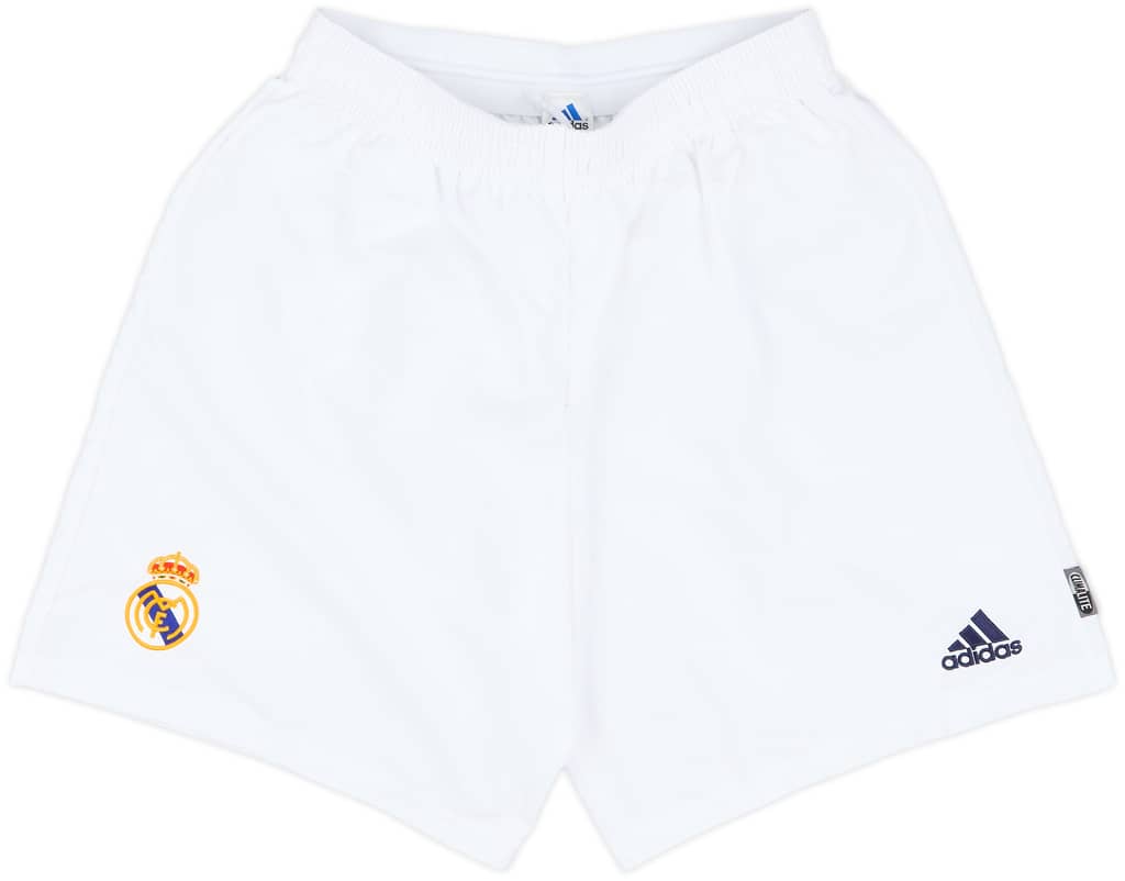 2001-02 Real Madrid Home Shorts - 9/10 - (L)