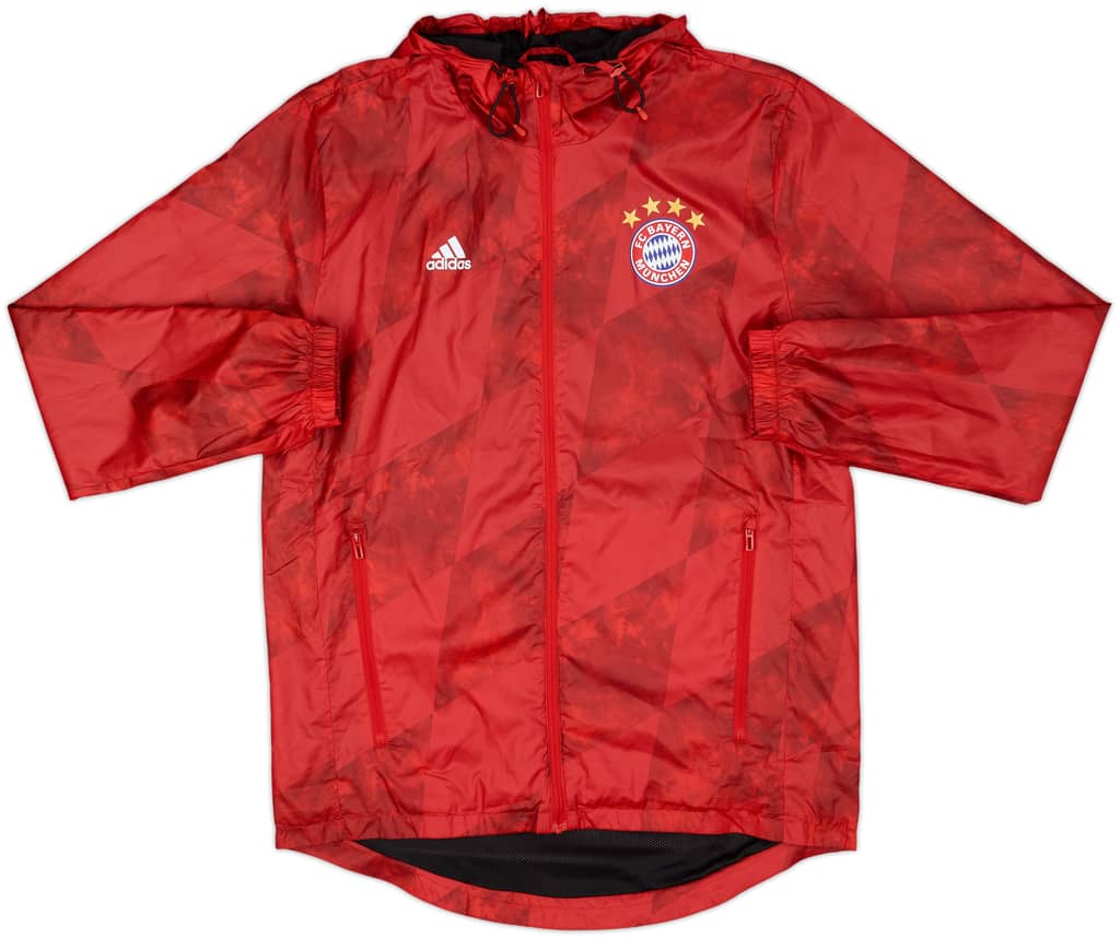 2016-17 Bayern Munich adidas Hooded Track Jacket - 10/10 - (S)