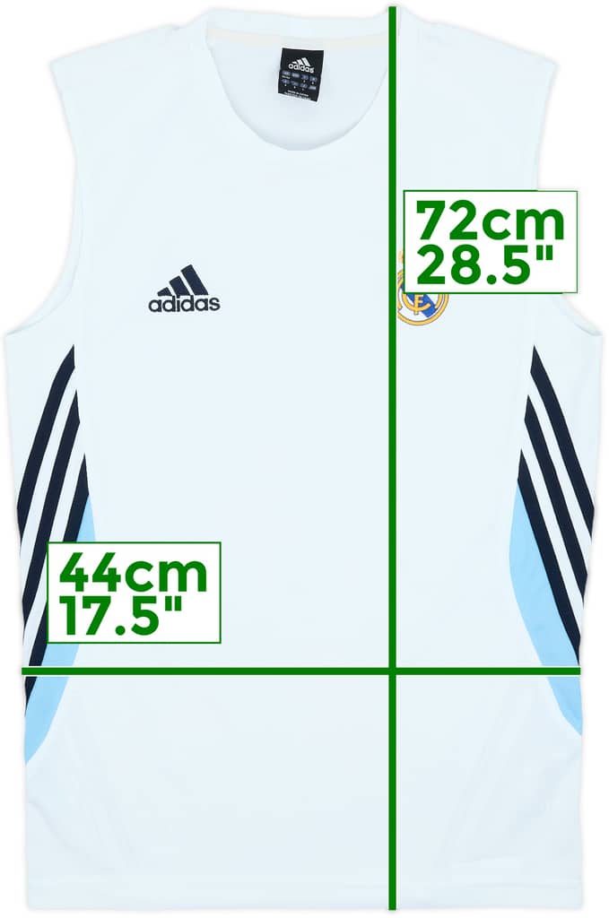 2003-04 Real Madrid adidas Training Vest - 9/10 - (M)