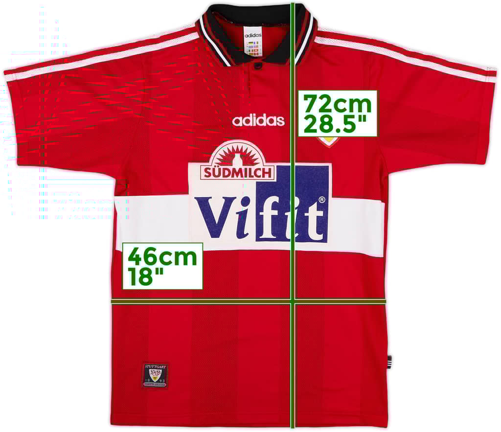 1996-97 Stuttgart Away Shirt - 8/10 - (S)