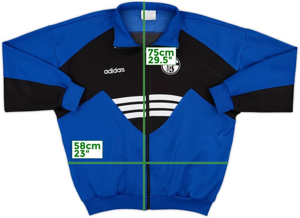 1996-97 Schalke adidas Track Jacket - 6/10 - (L)