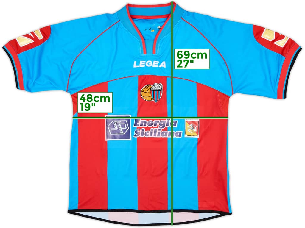 2005-07 Catania Home Shirt - 8/10 - (L)