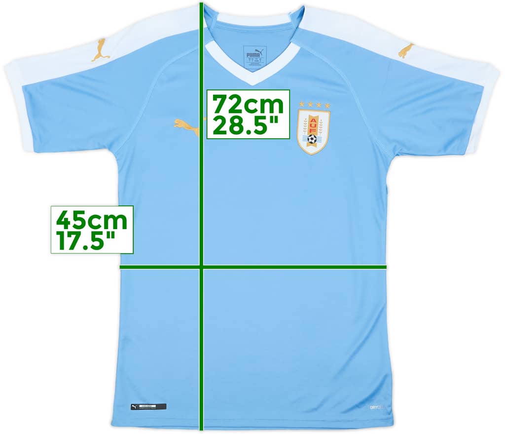 2019-21 Uruguay Home Shirt - 8/10 - (S)