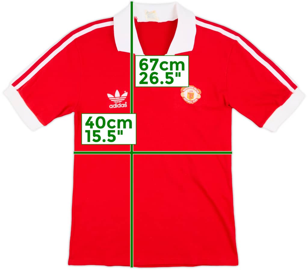 1980-82 Manchester United Home Shirt - 9/10 - (M)